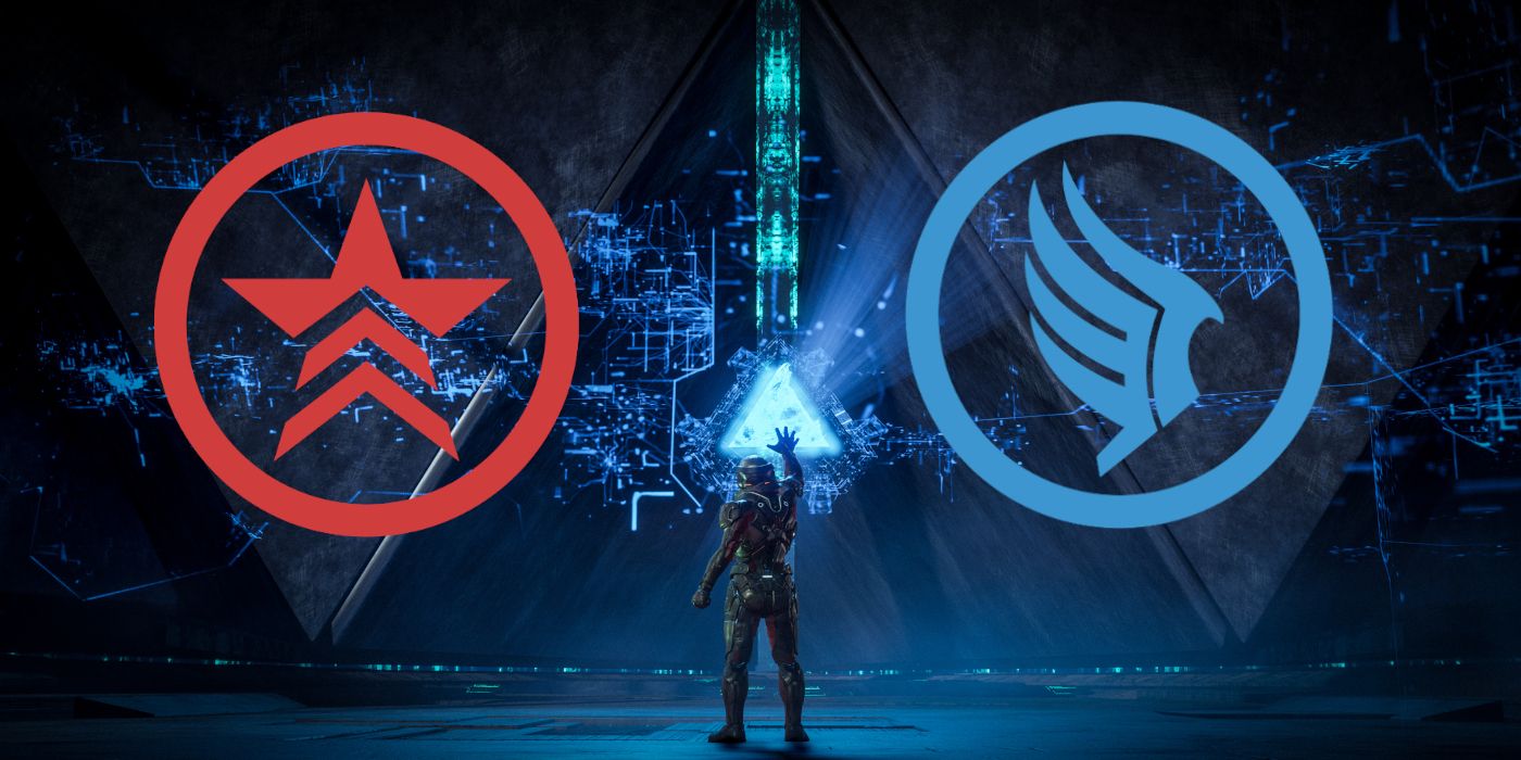 Ryder Opening Door With Paragon And Renegade Symbols Above