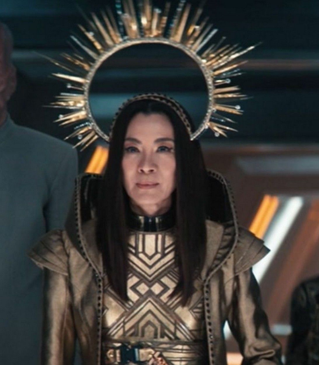 Michelle Yeoh as Georgiou in Star Trek Discovery vertical