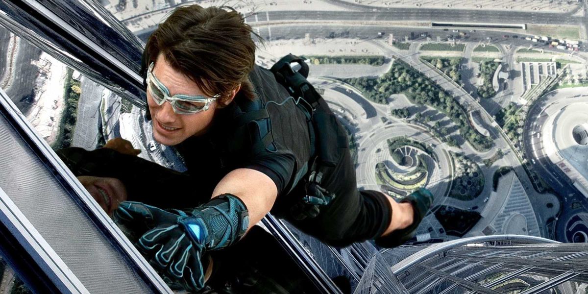 Tom Cruise as Ethan Hunt in Mission Impossible franchise