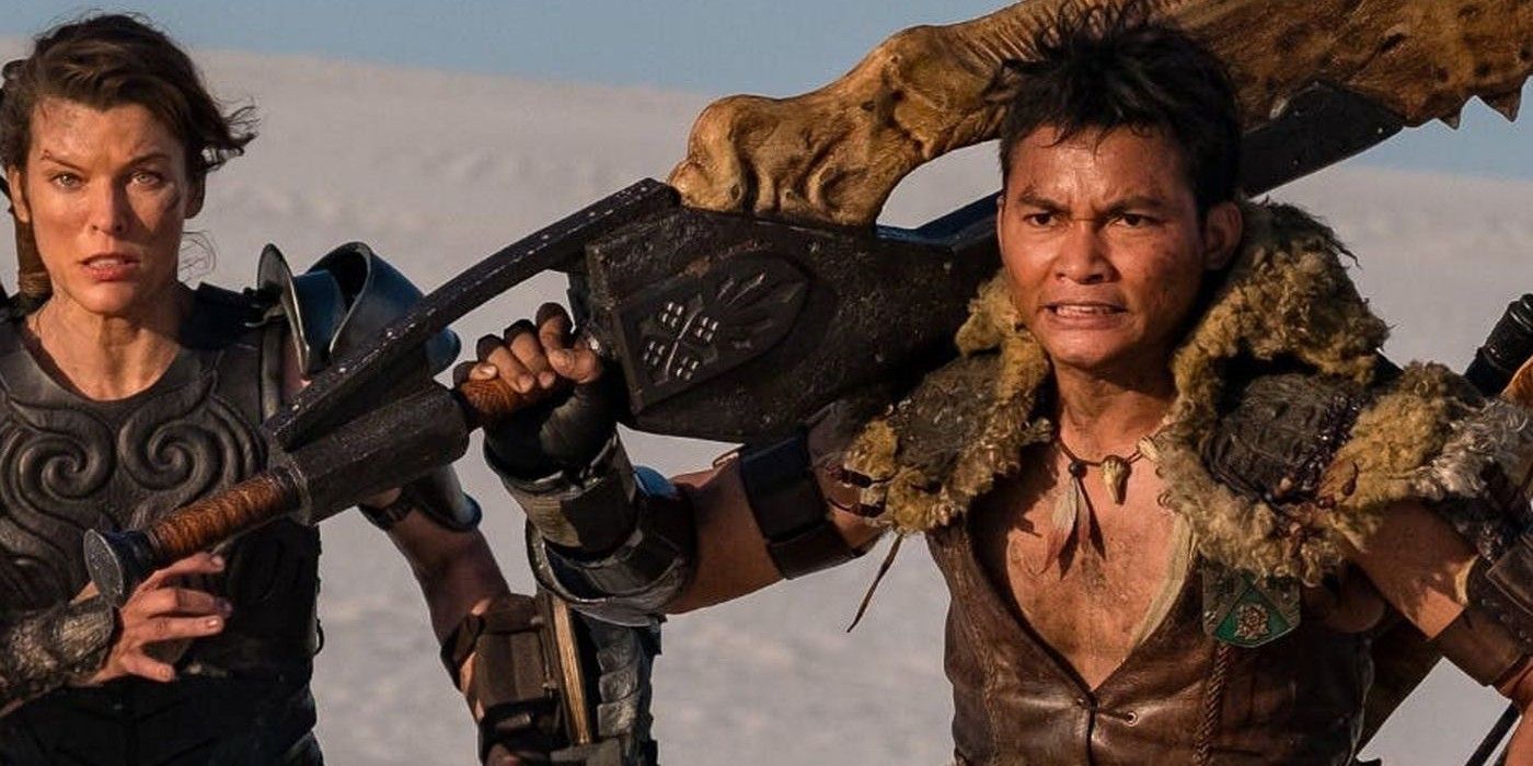 Monster Hunter with Milla Jovovich as Artemis and Tony Jaa as The Hunter