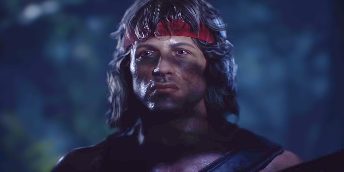 Mortal Kombat 11 Rambo in the dark