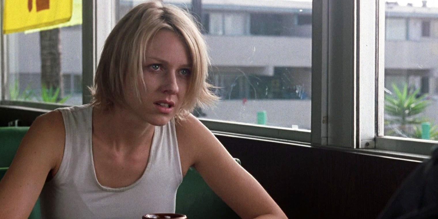 Diane at a diner in Mulholland Drive