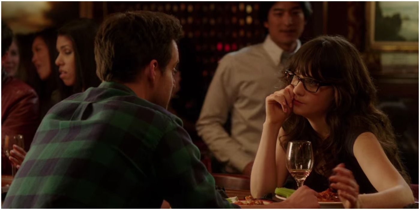 Nick And Jess At The Bar In New Girl Pilot