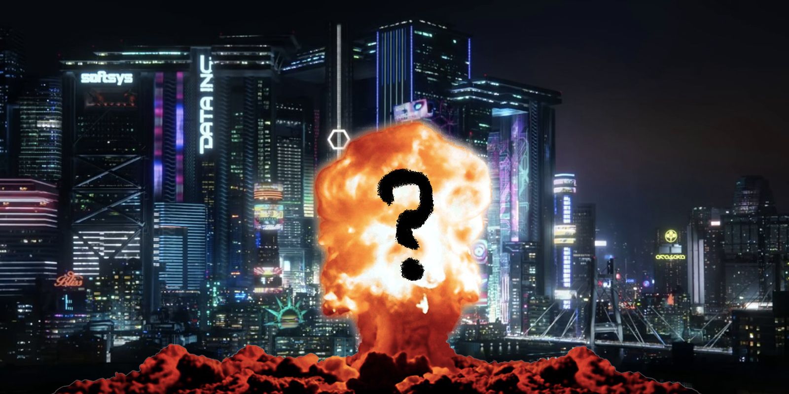 Night City Nuclear Bomb Arasaka Cyberpunk 2077