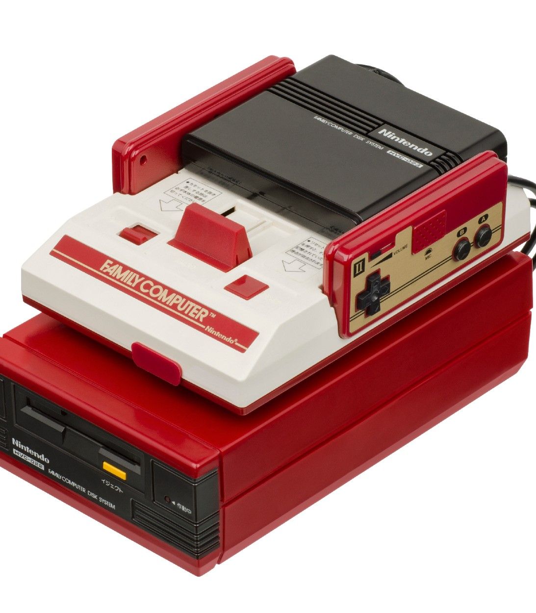 Nintendo Famicom System vertical