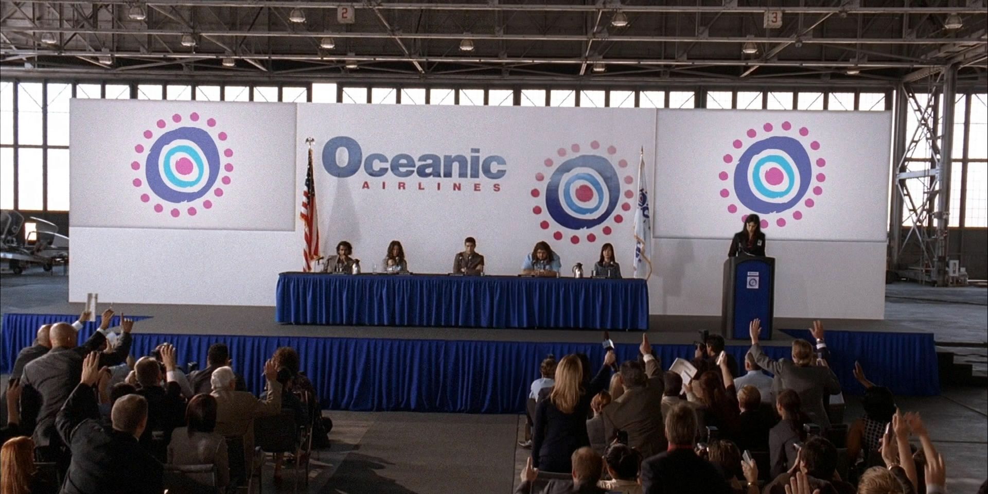 Oceanic Six holding a conference on Lost