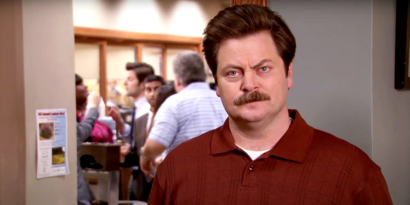 Parks and Rec The Fight opening Ron Swanson