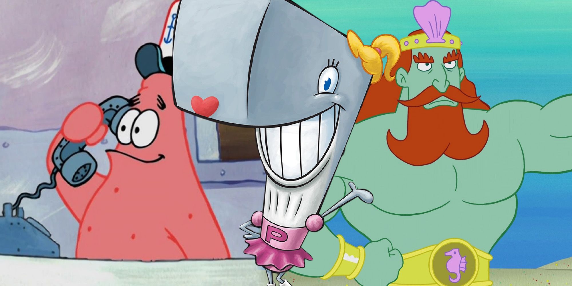 Pearl Patrick King Neptune Spongebob Squarepants