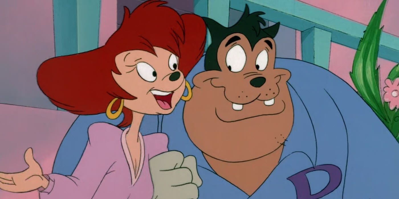 Pete and his wife in Disney's Goof Troop