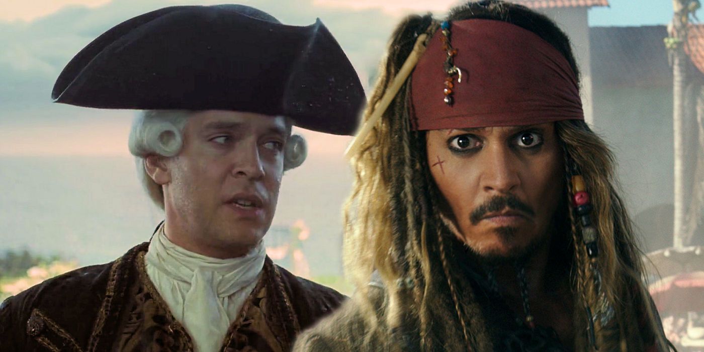 Blended image of Beckett and Jack from the Pirates of the Caribbean franchise