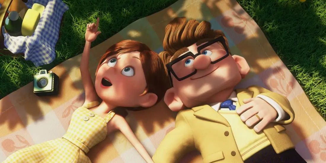 Carl and Ellie in Pixar's Up