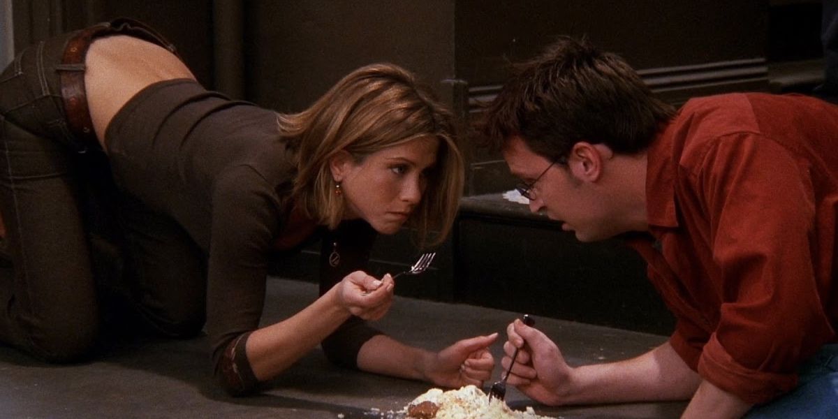 Rachel and Chandler Eat All the Cheesecakes in Friends