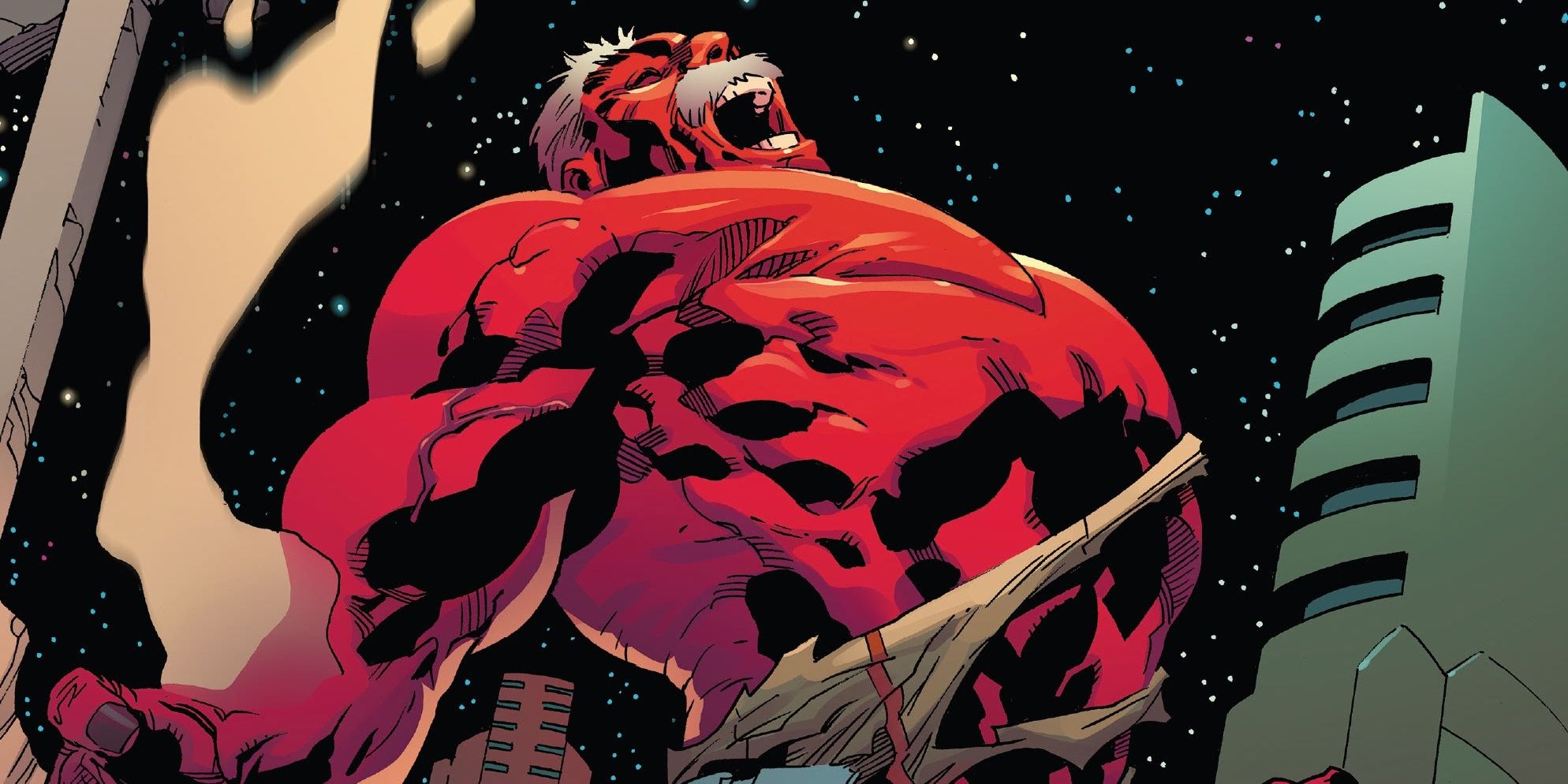Red Hulk hulks out in Marvel Comics