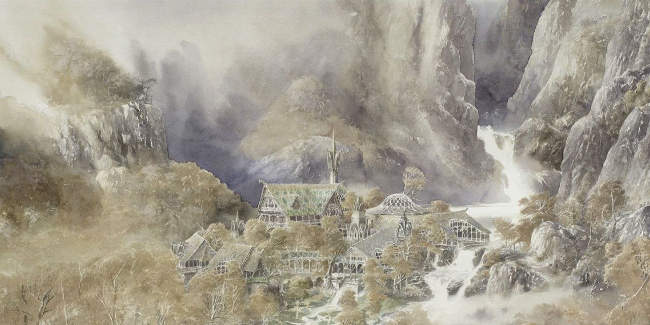Rivendell by Alan Lee Cropped
