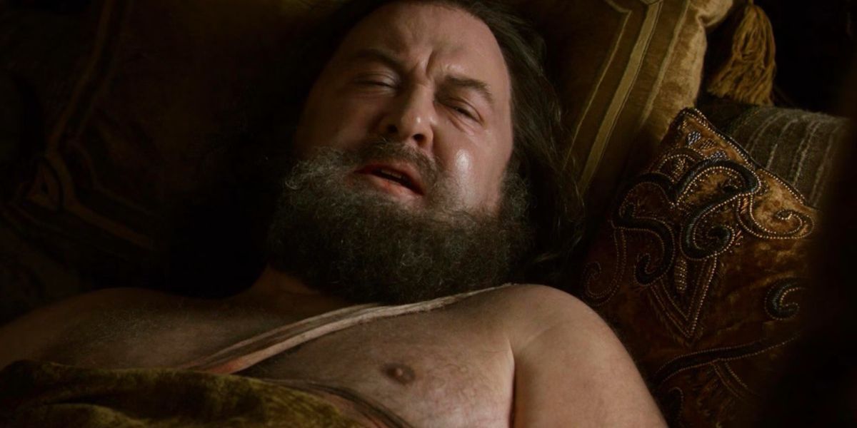 Robert Baratheon before his death in Game of Thrones in Game Of Thrones