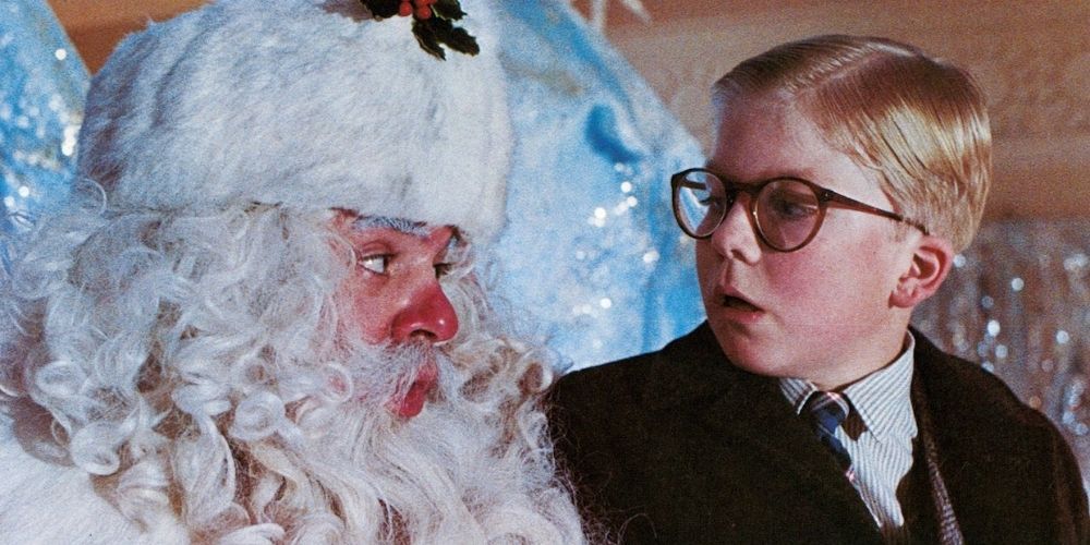 Ralphie visits Santa in A Christmas Story