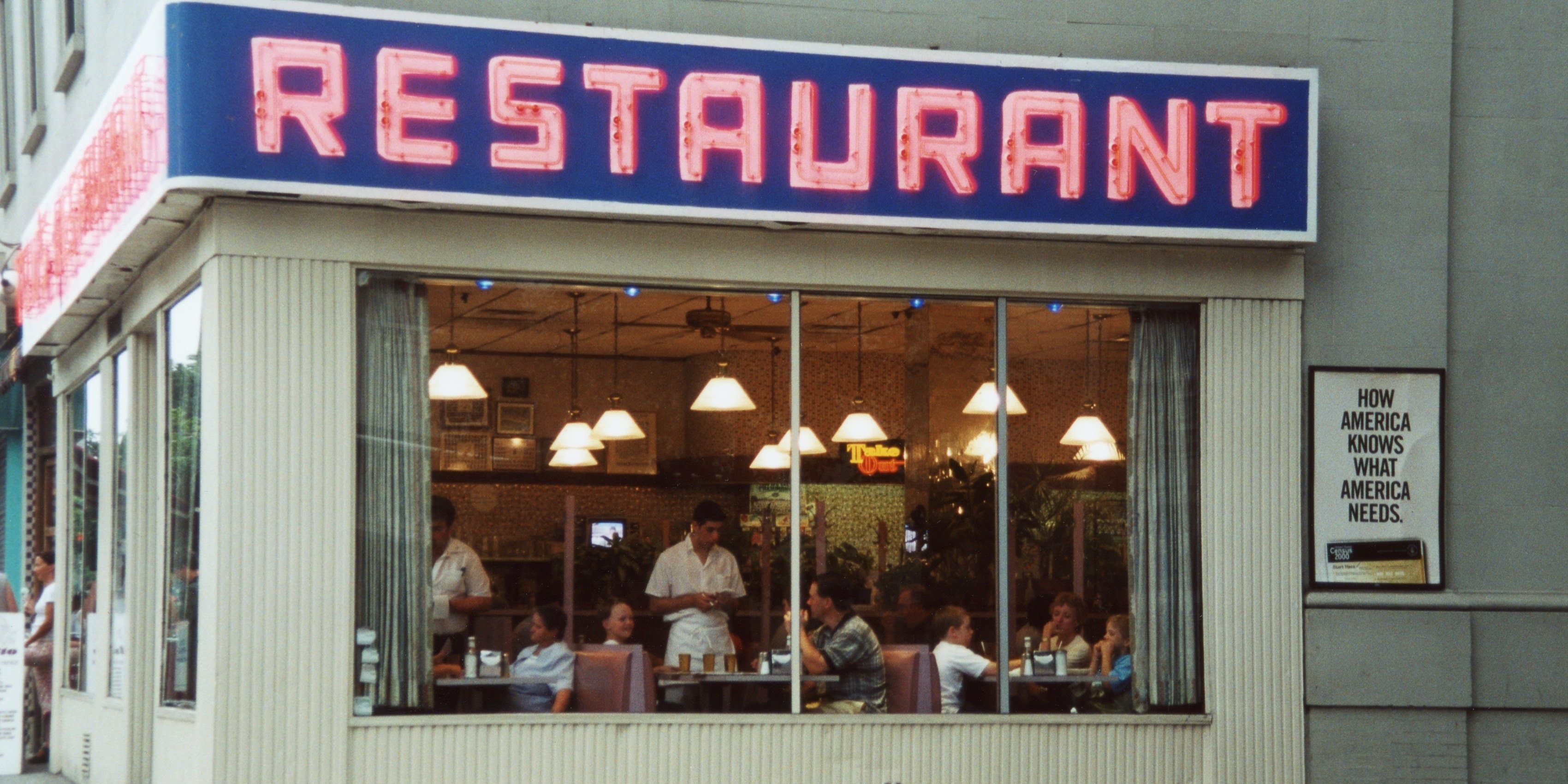 Seinfeld - Cafe exterior shot