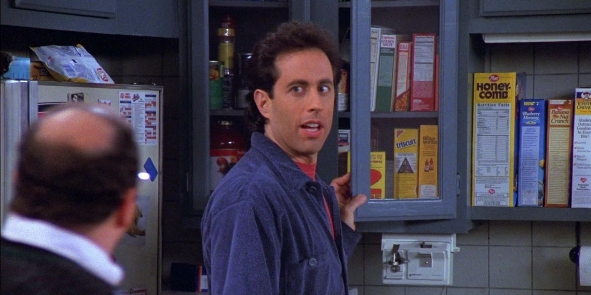 Jerry talking to George in Seinfeld – The Millennium