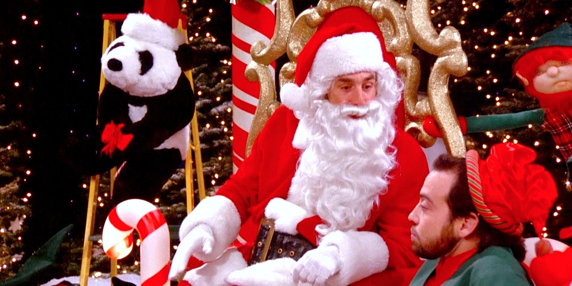 Kramer as Santa in Seinfeld - The Race