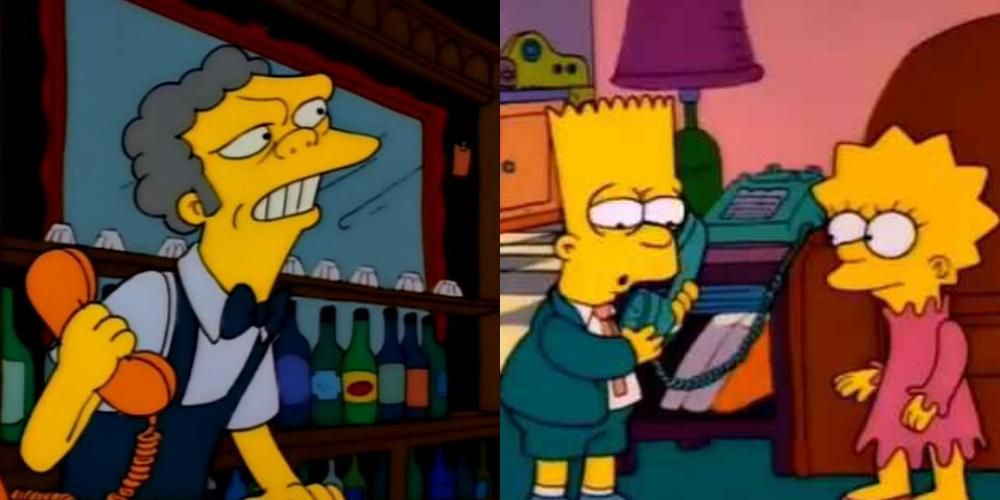 The Simpsons Bart's 14 Best Prank Calls To Moe's Tavern, Ranked