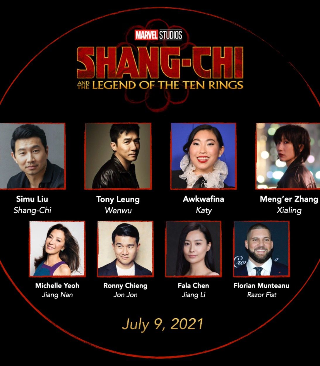 Shang-Chi and the Legend of the Ten Rings cast vertical