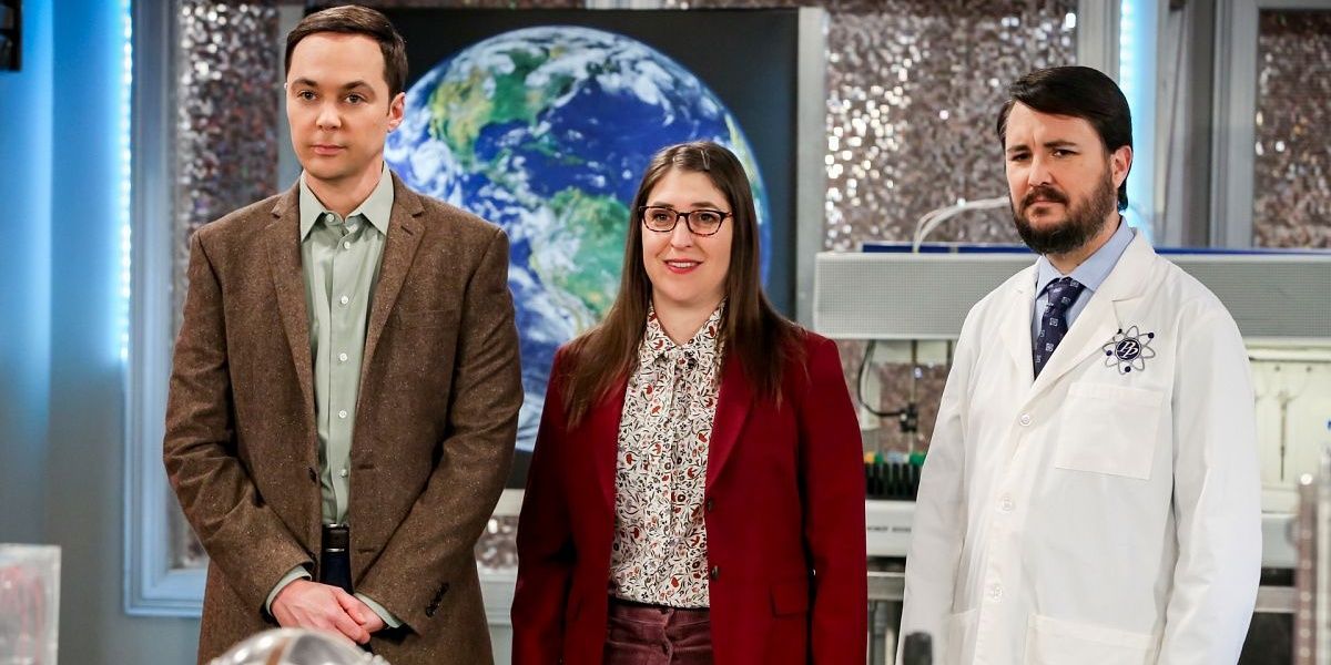 Sheldon Amy and Will Wheaton on Will's TV show big bang theory