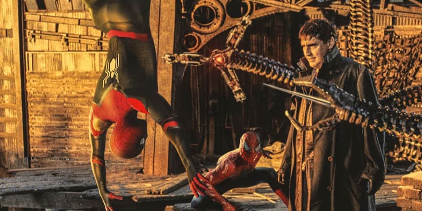 Spider-Man Doc Ock Tobey Maguire, Tom Holland, Andrew Garfield