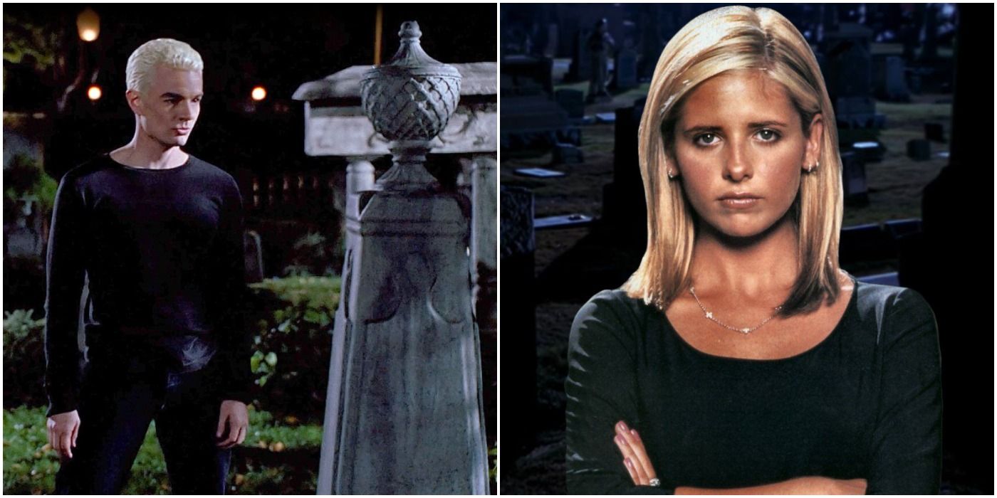 Spike Buffy the Vampire Slayer in cemeteries