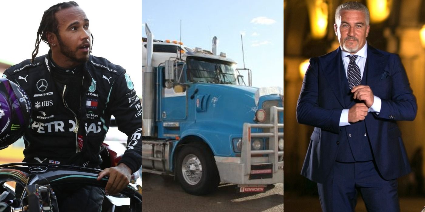 Split image of Hamilton, a truck and Hollywood in Car feature