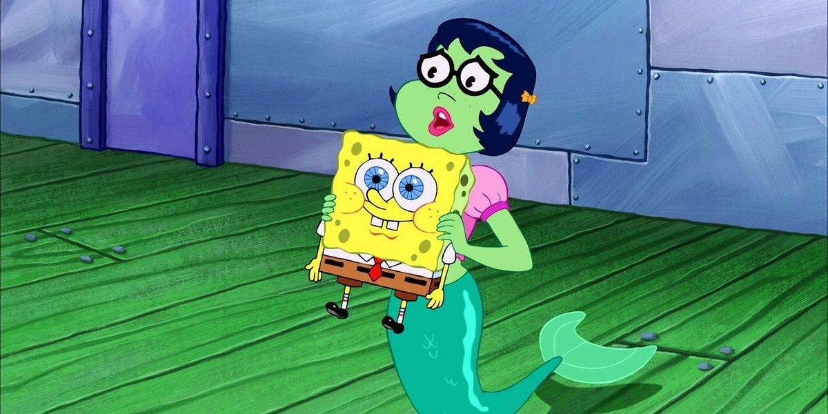 SpongeBob and Mindy in The SpongeBob SquarePants Movie