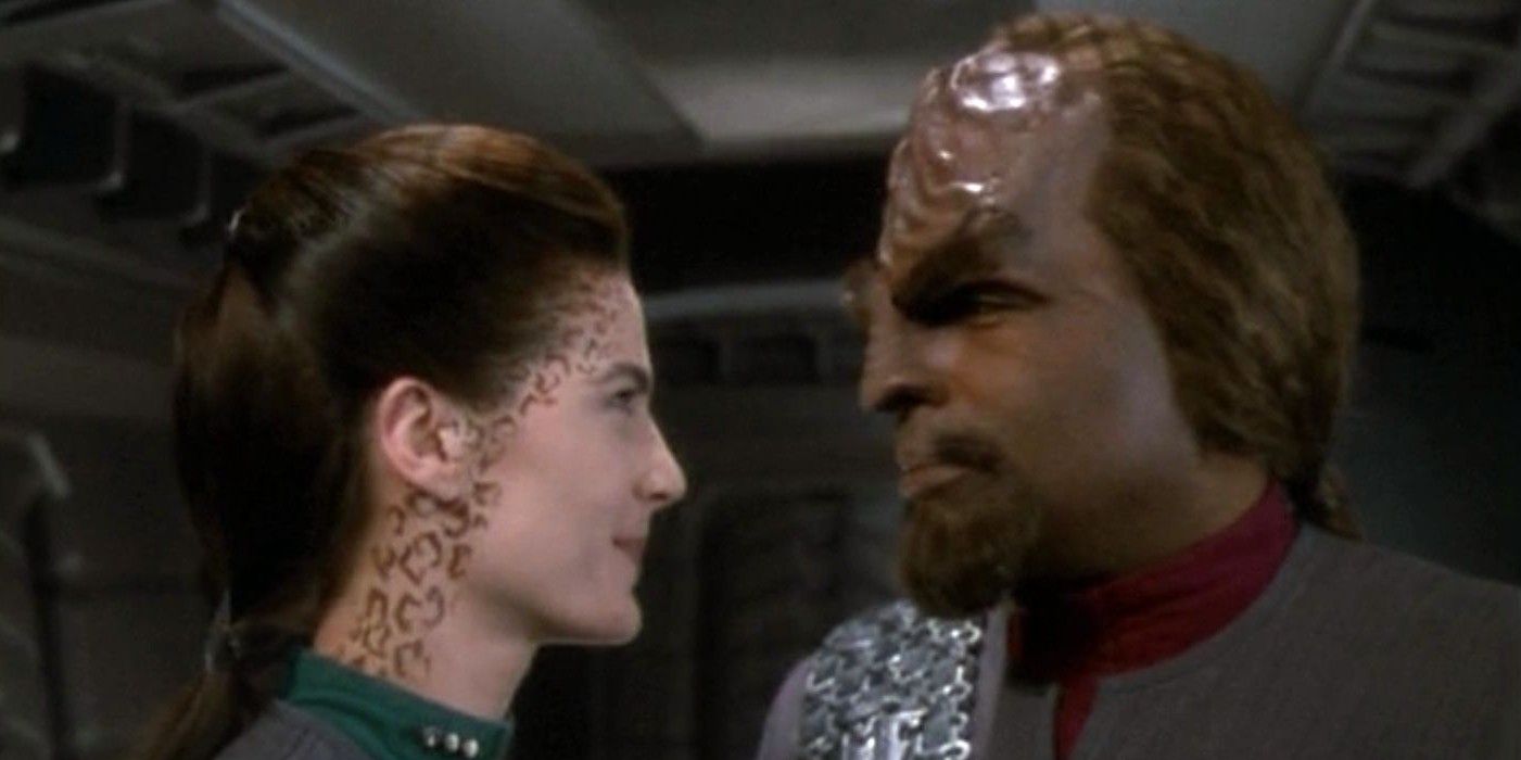 Worf And Jadzia Dax In Star Trek Deep Space Nine
