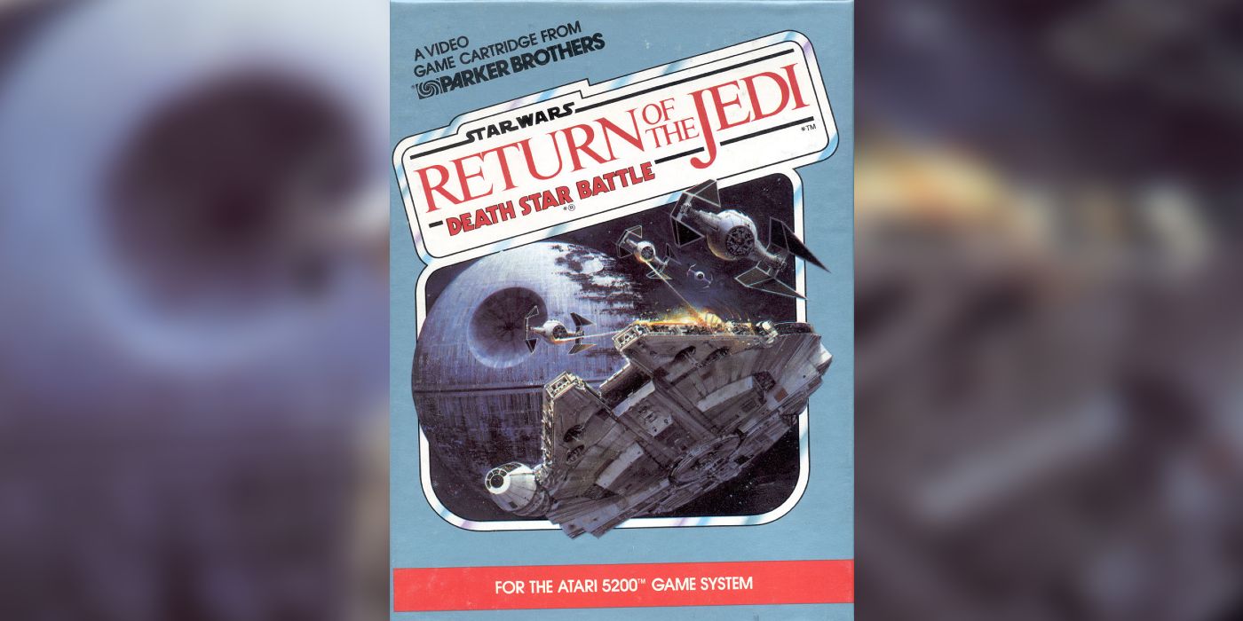 Image of Star Wars Return Of The Jedi Death Star Battle Cover Art 