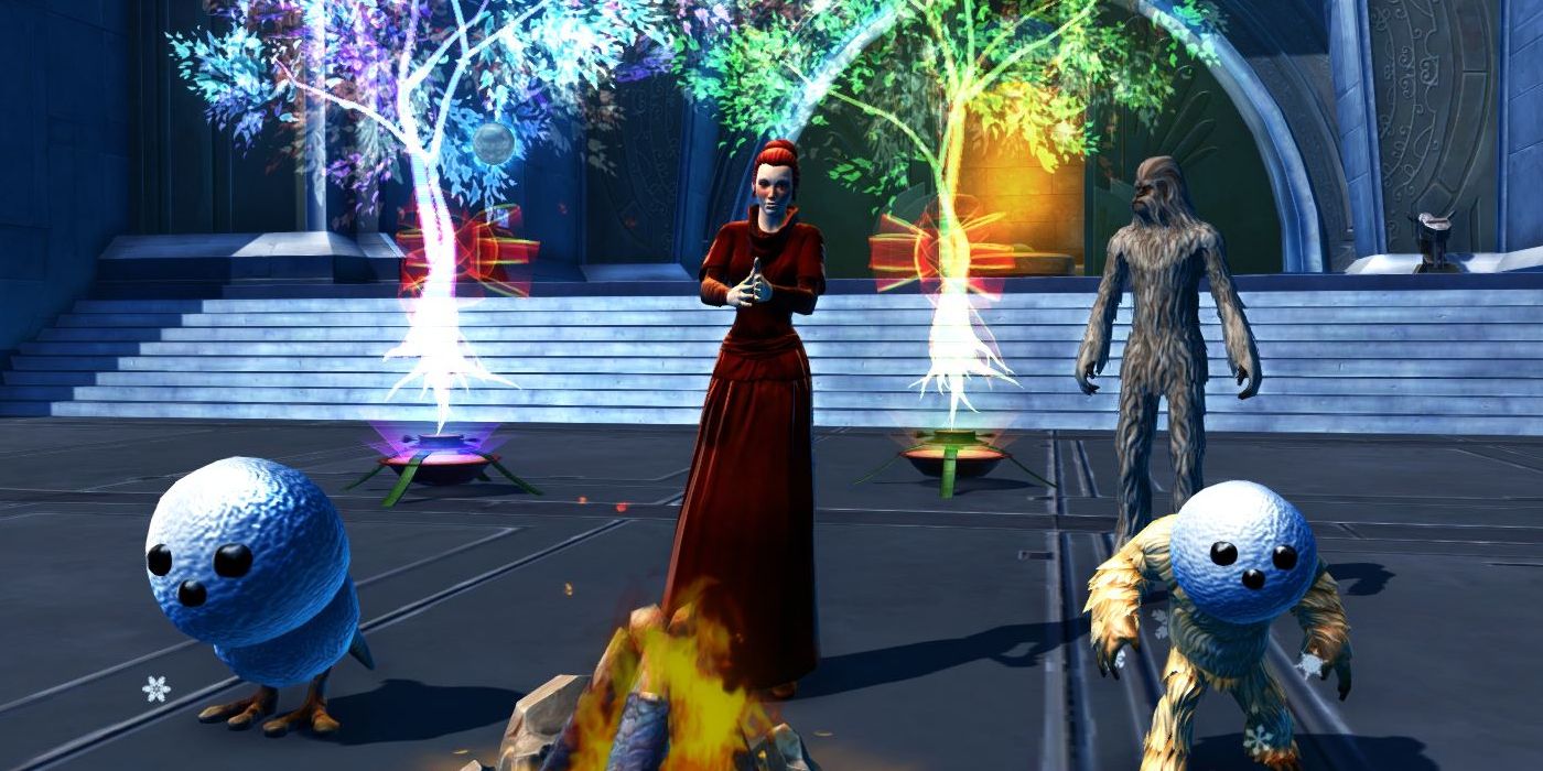 SWTOR Life Day Event Adds Snowball Fights & Wookiee Hugs
