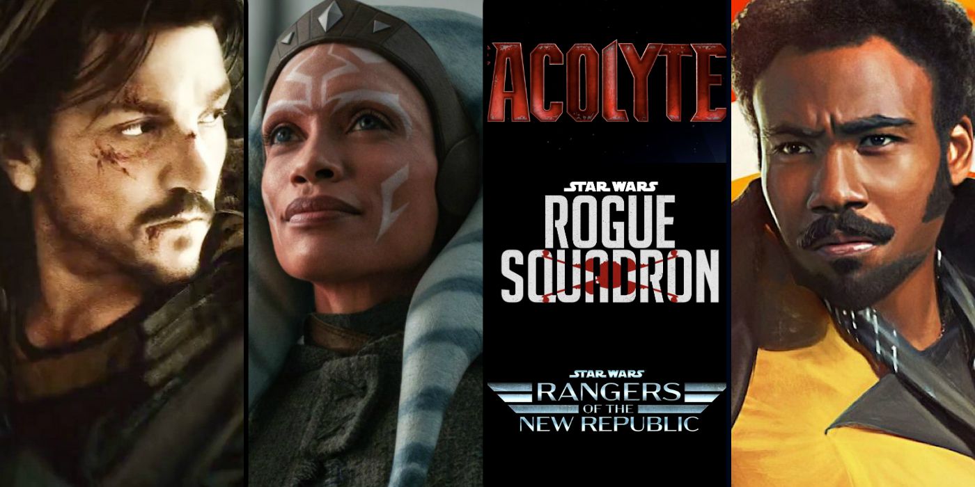 Star Wars Upcoming Movies Shows Andor Ahsoka Rogue Squadron