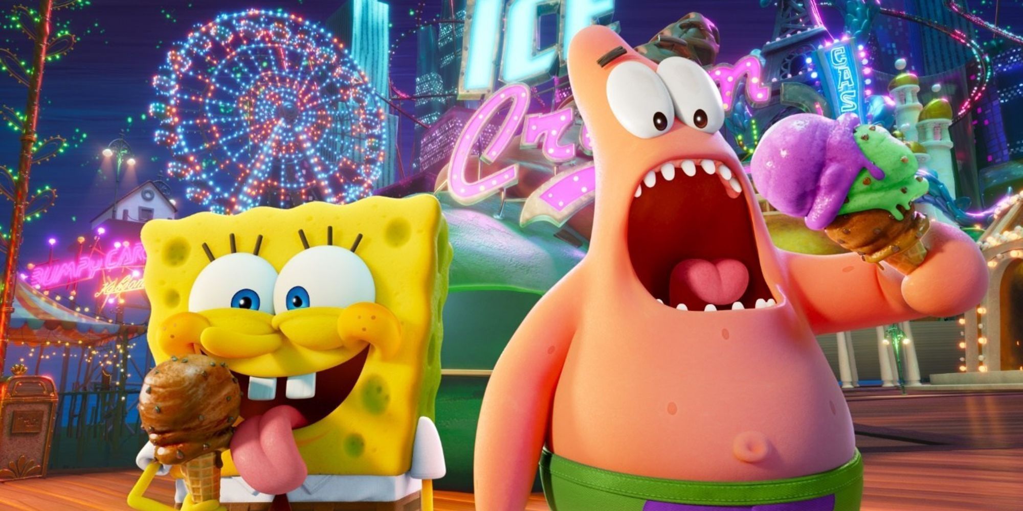 SpongeBob and Patrick in Sponge on the Run