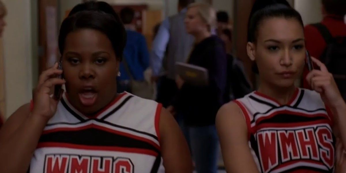 Santana and Mercedes singing The Boy is Mine in Glee