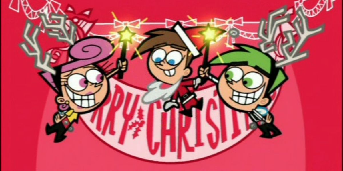 Timmy Turner with Wanda and Cosmo in The Fairly OddParents: &quot;Christmas Everyday&quot;