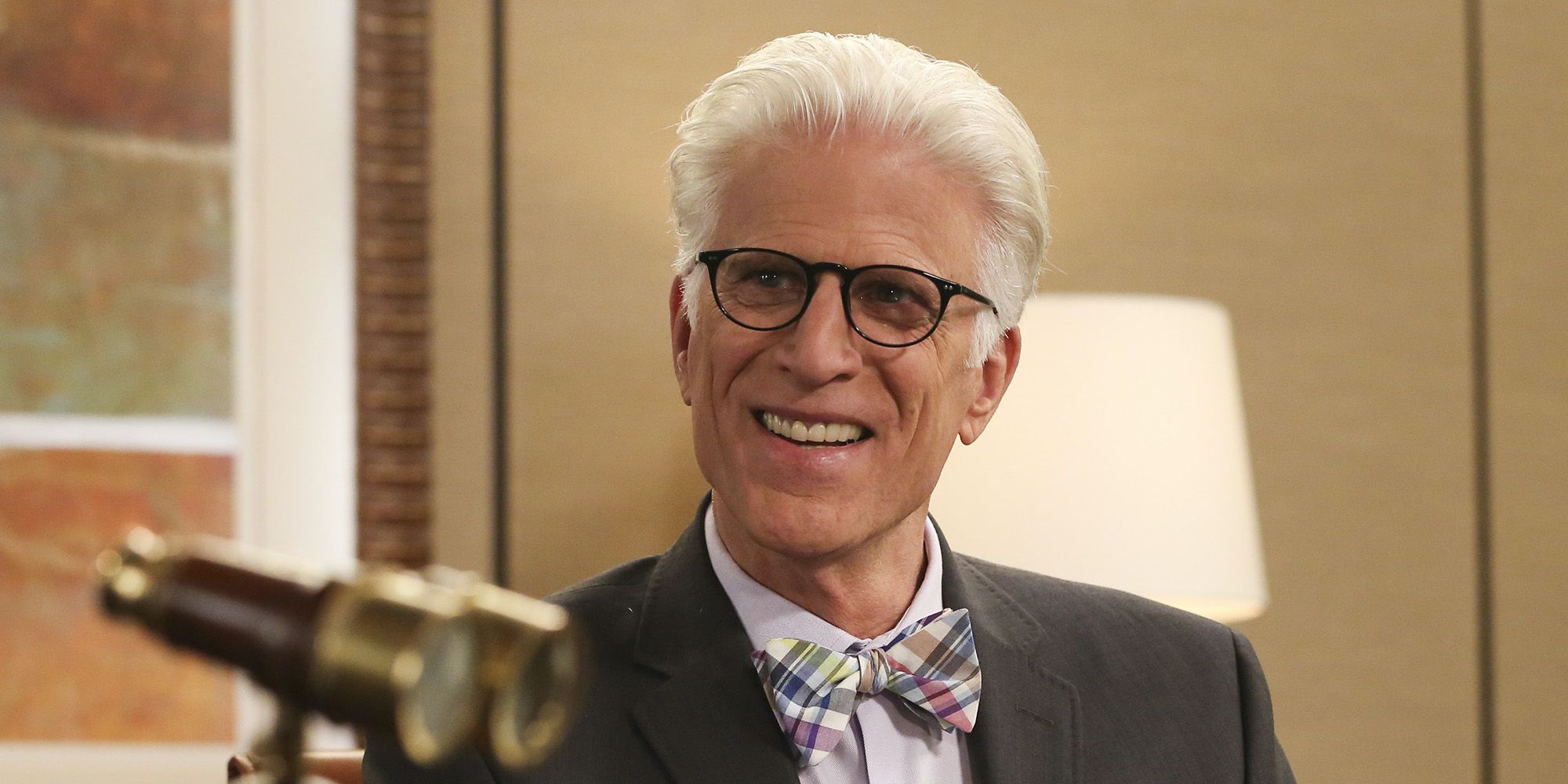 Michael smiling in The Good Place
