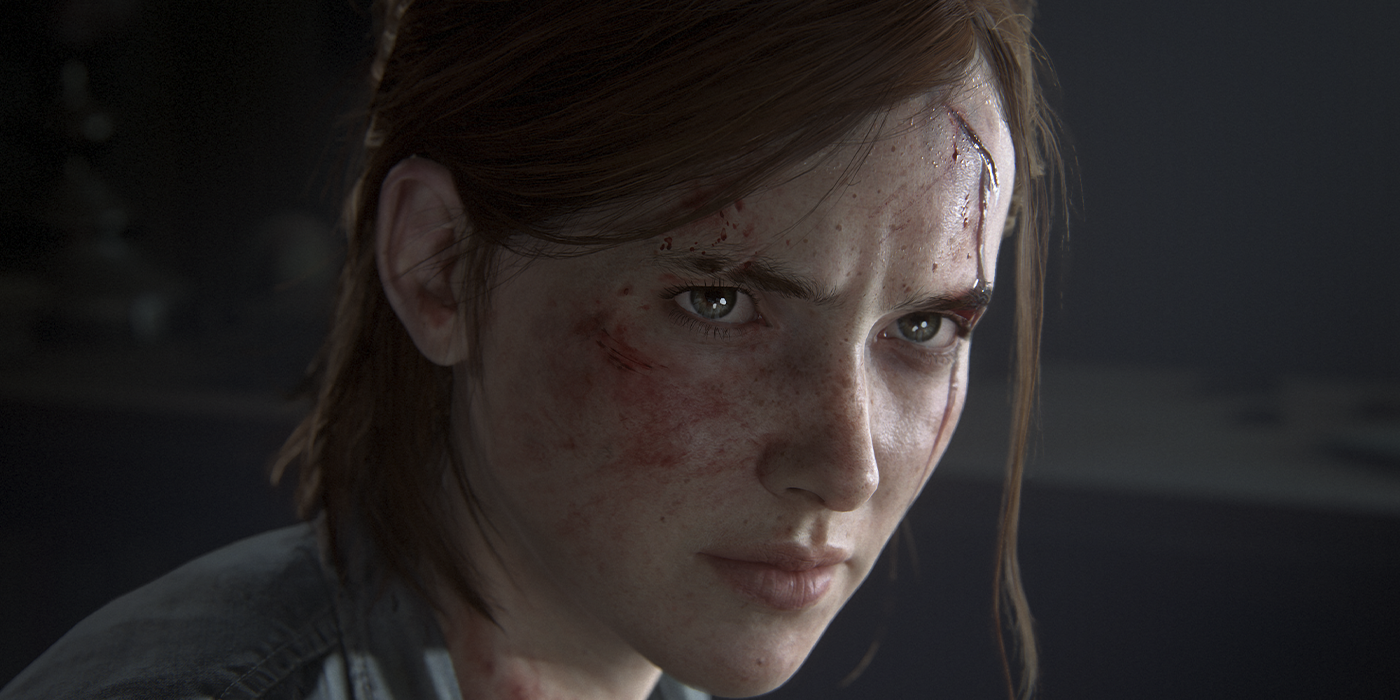 Ellie looking angry in The Last Of Us Part II.