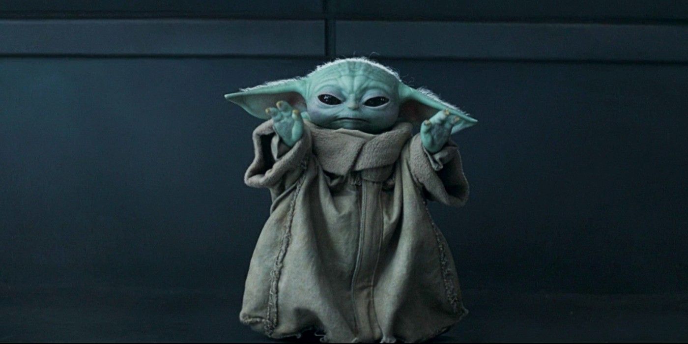 The Mandalorian's Baby Yoda attempts to use the Force Choke