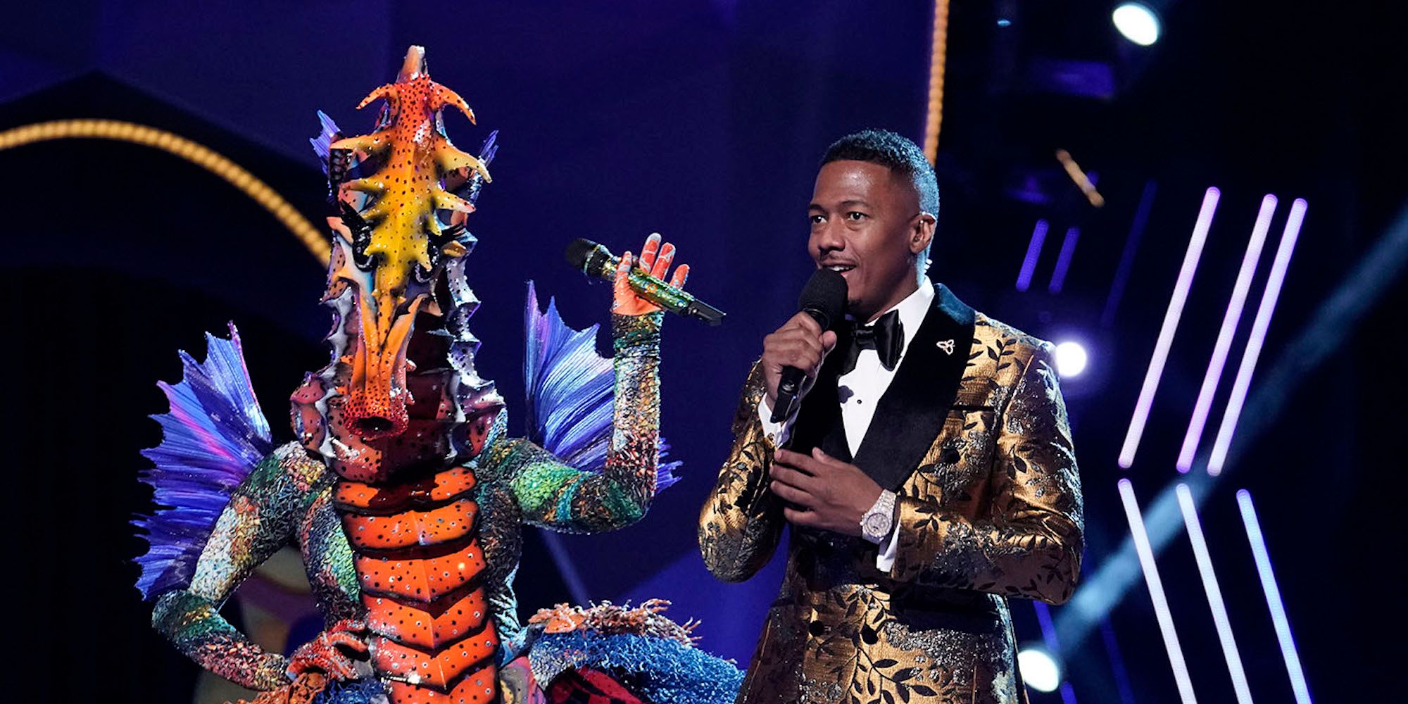 The Masked Singer Season 4 semi finals seahorse and nick cannon