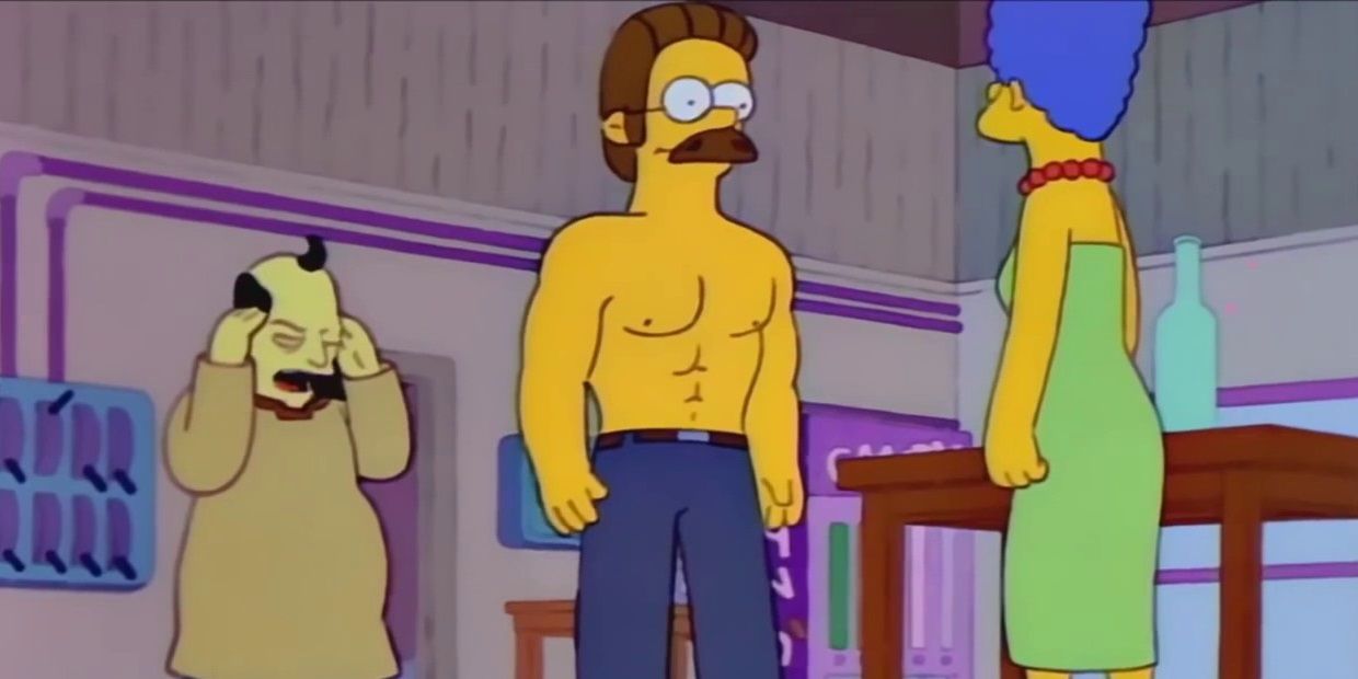 Ned and Marge star in A Streetcar Named Desire in The Simpsons