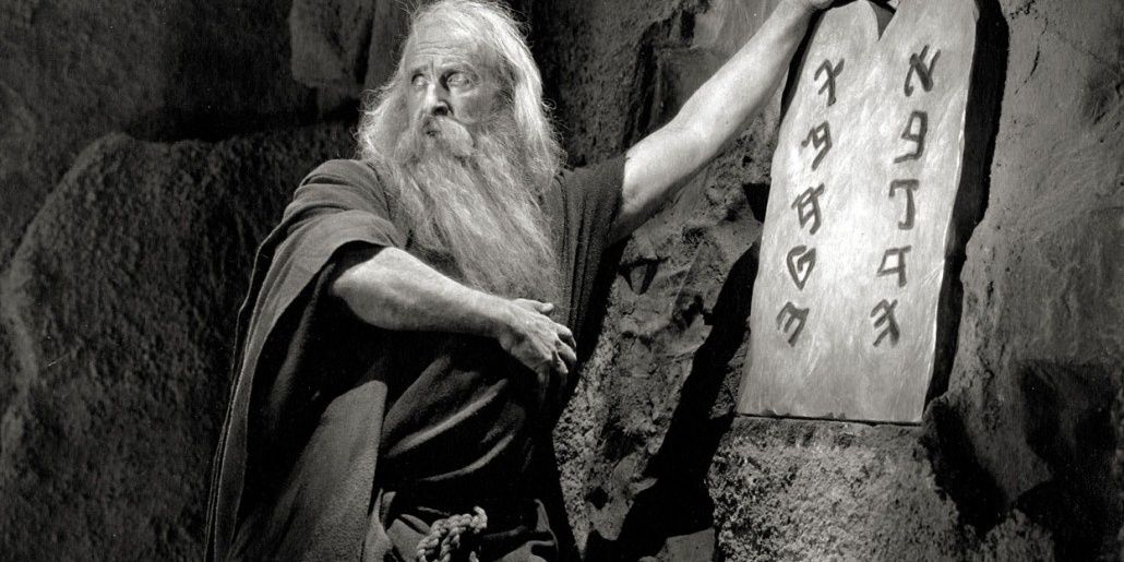 Scene from The Ten Commandments 1920s