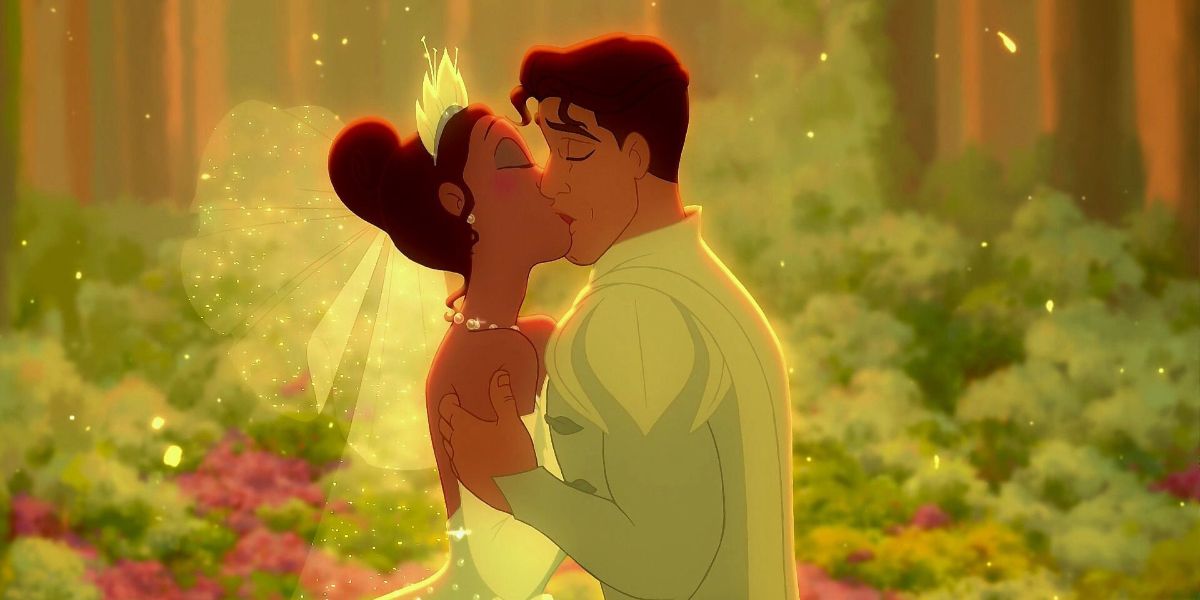 Tiana and Prince Naveen after reverting back to human