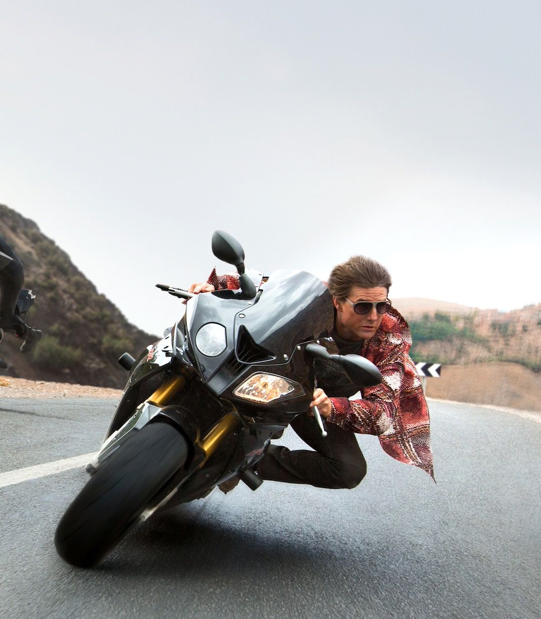 Tom Cruise in Mission Impossible Rogue Nation