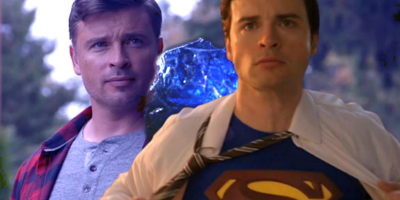 Tom Welling as Superman in Smallville and Crisis on Infinite Earths