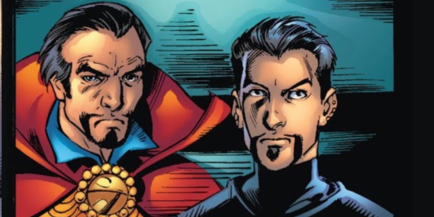 Ultimate Doctor Strange trains his son in Marvel Comics.