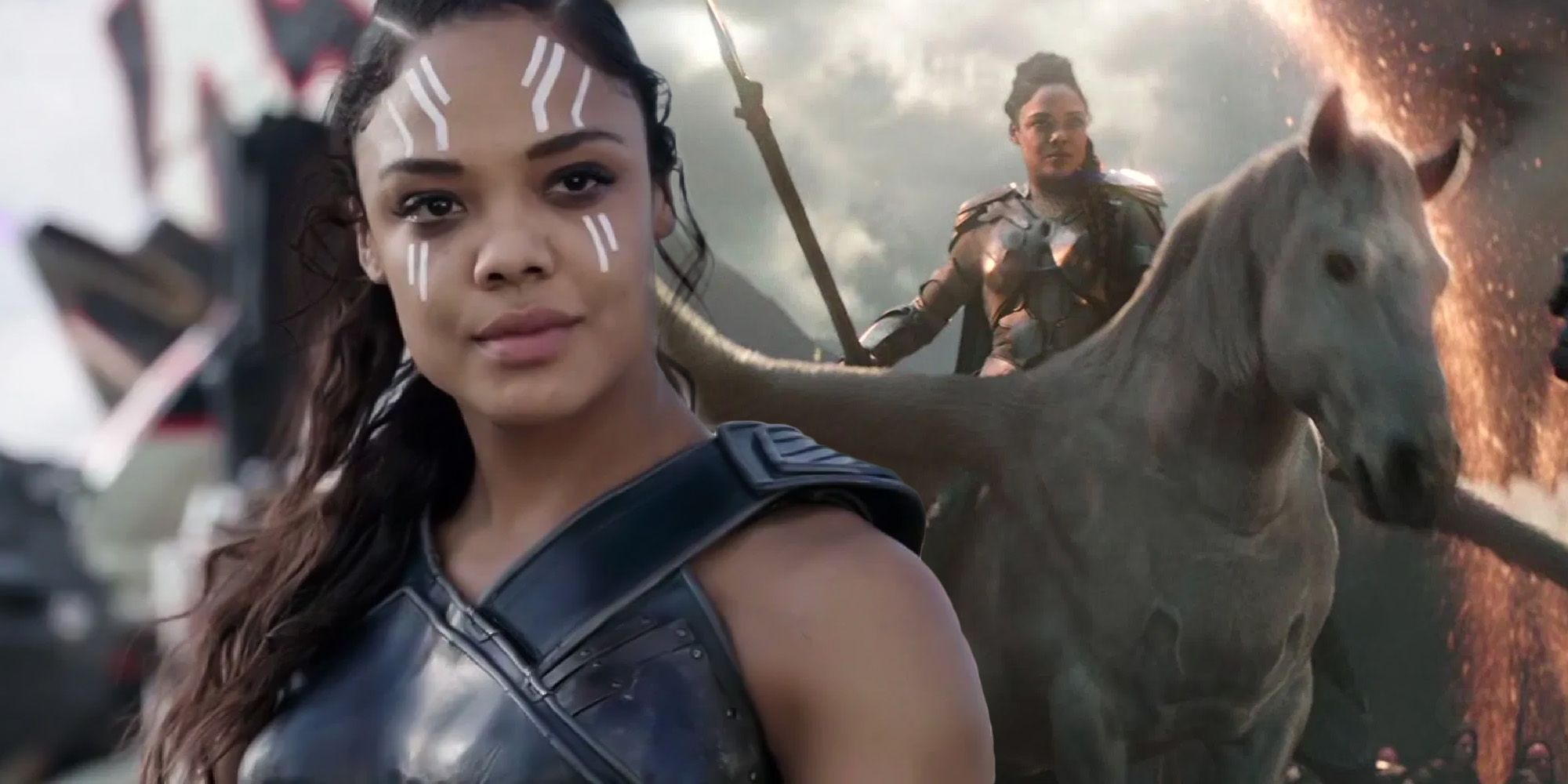 Valkyrie Tessa Thompson Thor Ragnarok Avengers Endgame pegasus