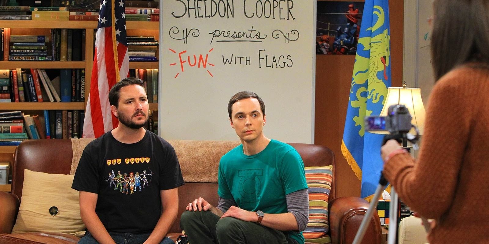 The Habitation Configuration episode - Wil Wheaton and Sheldon in The Big Bang Theory