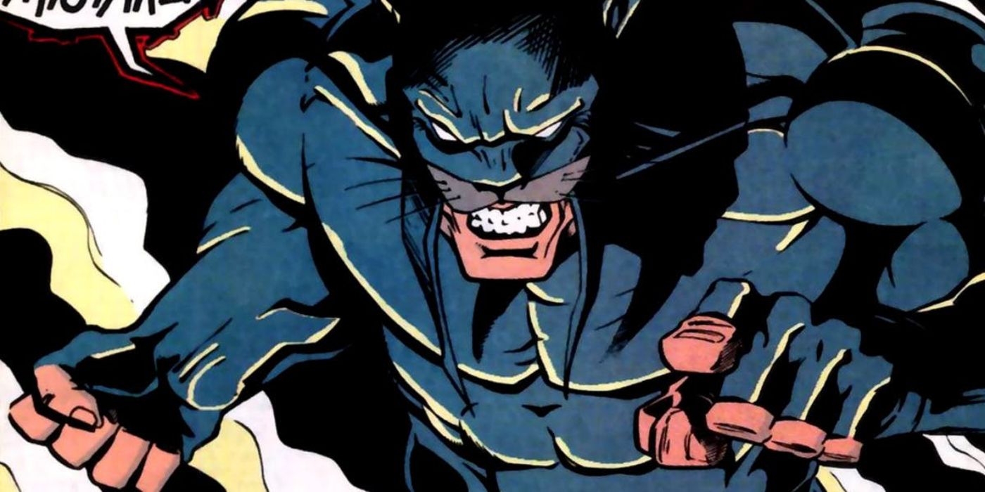 Wildcat growling in DC Comics